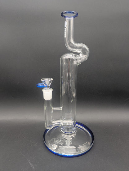 Hittin Glass 12" Natty Neck Inline Bong-Avernic Smoke Shop