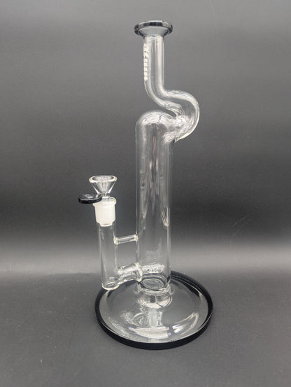 Hittin Glass 12" Natty Neck Inline Bong-Avernic Smoke Shop