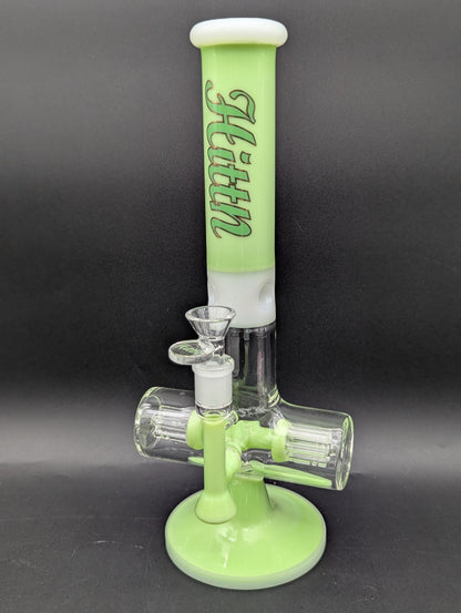 Hittn Glass 12" Dual Inline Trees Bong-Avernic Smoke Shop