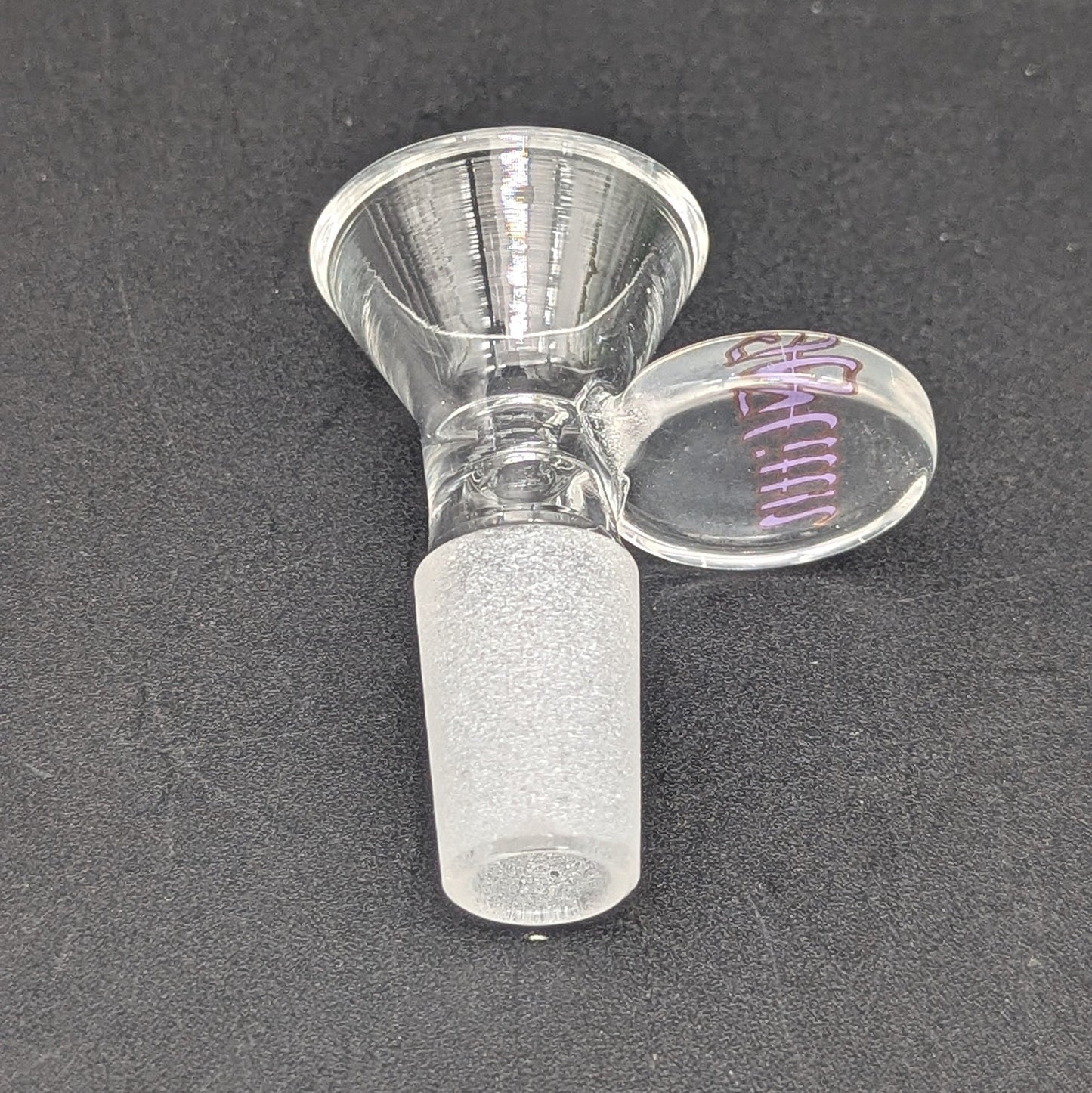 Hittn Glass 14mm Round Handle Bowl-Avernic Smoke Shop