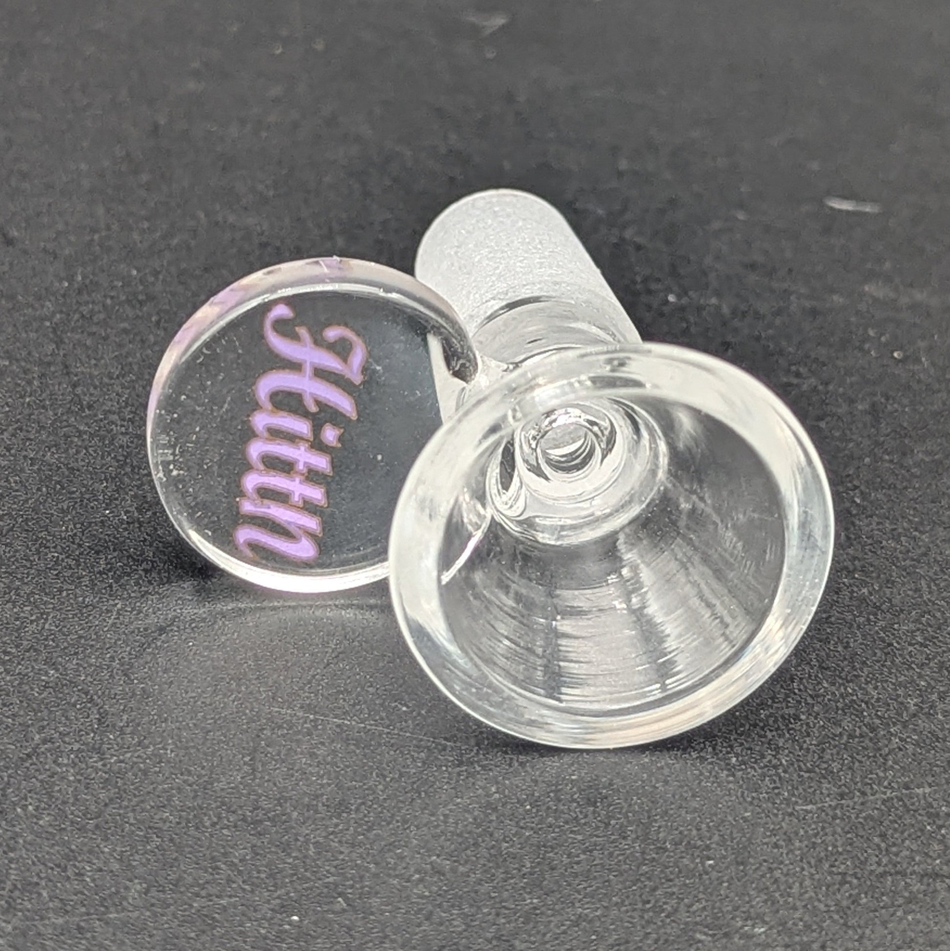 Hittn Glass 14mm Round Handle Bowl-Avernic Smoke Shop