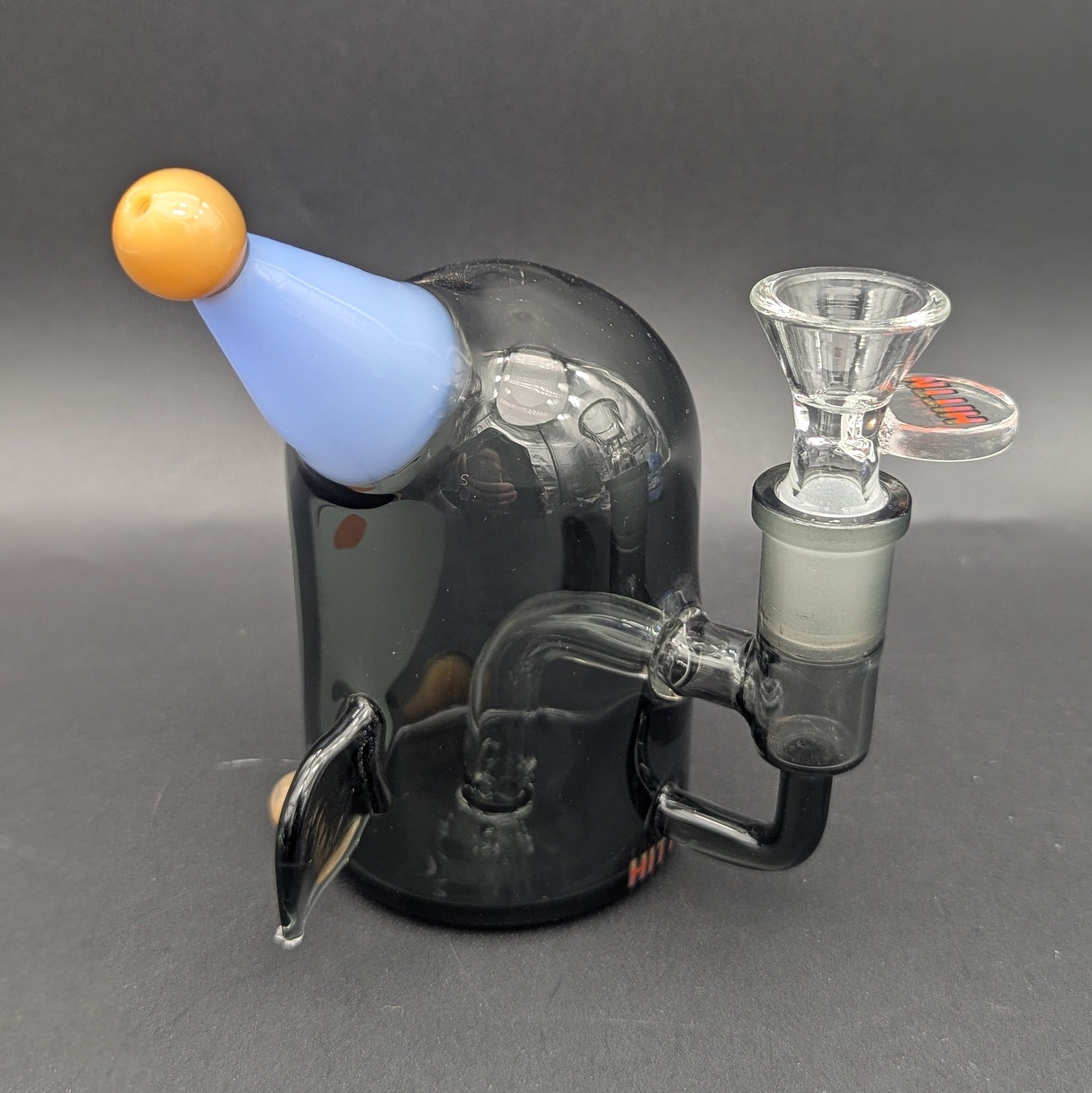 Hittn Glass 5" Party Penguin Water Pipe-Avernic Smoke Shop