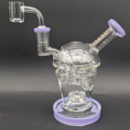 Hittn Glass 6" Fab Egg Dab Rig-Avernic Smoke Shop