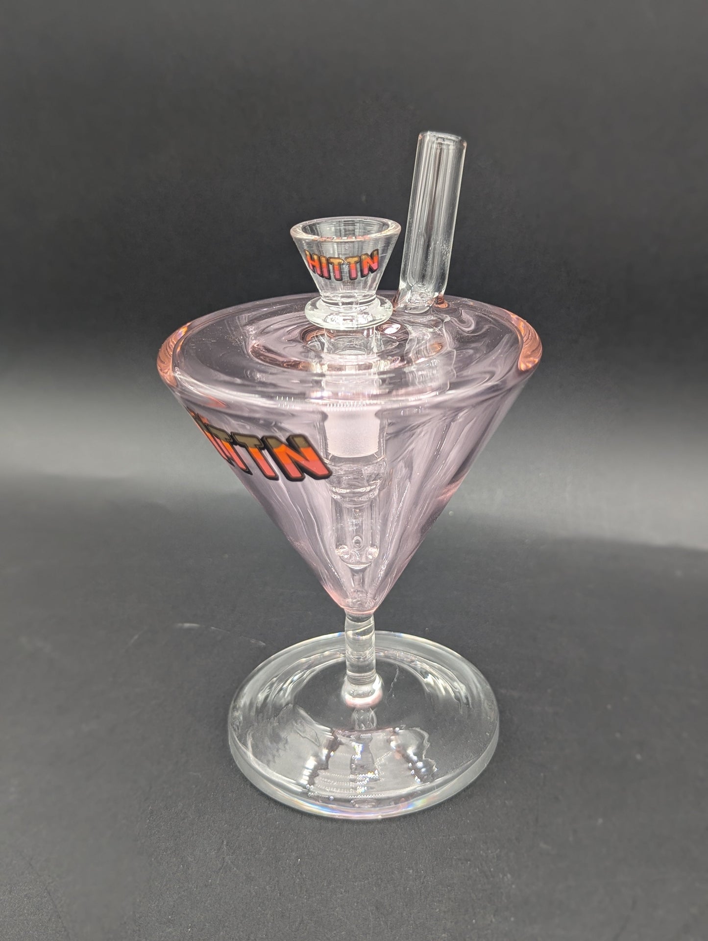 Hittn Glass 6" Martini Glass Bubbler-Avernic Smoke Shop