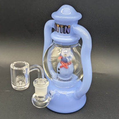 Hittn Glass 6" Snowman Lantern Bong-Avernic Smoke Shop