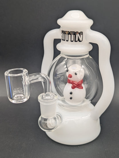 Hittn Glass 6" Snowman Lantern Bong-Avernic Smoke Shop