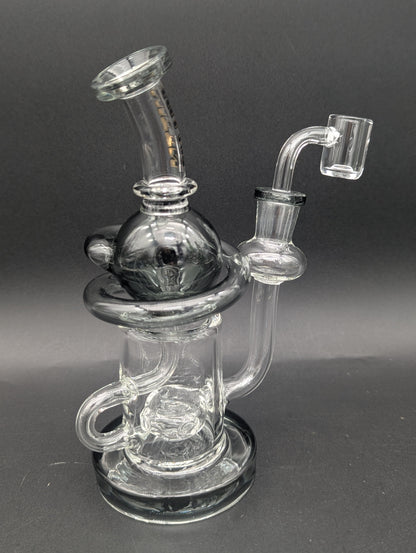Hittn Glass 7" Orbit Recycler Dab Rig-Avernic Smoke Shop