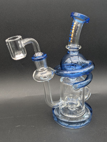 Hittn Glass 7" Orbit Recycler Dab Rig-Avernic Smoke Shop