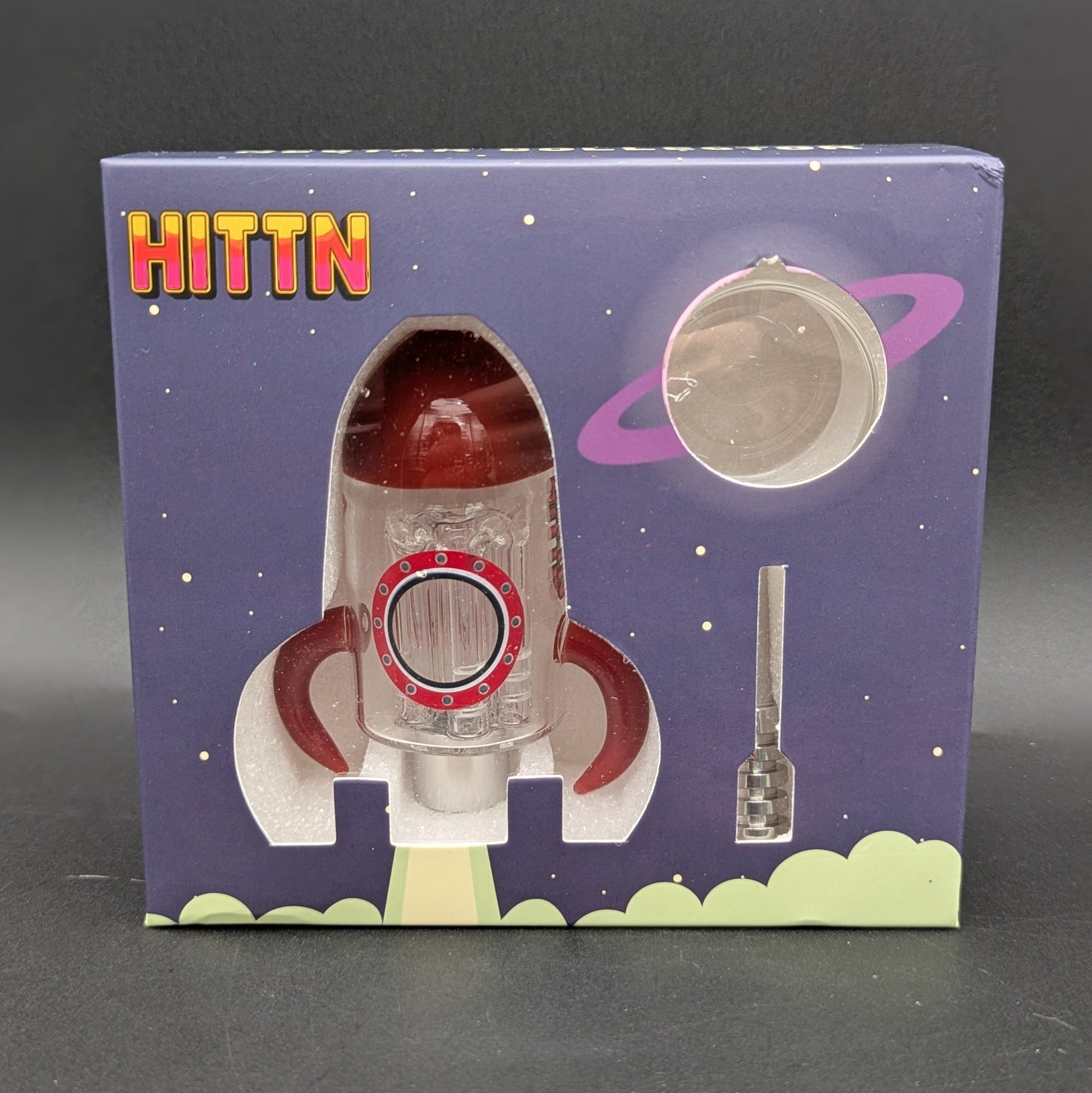 Hittn Glass Rocketship Tree Nectar Collector-Avernic Smoke Shop