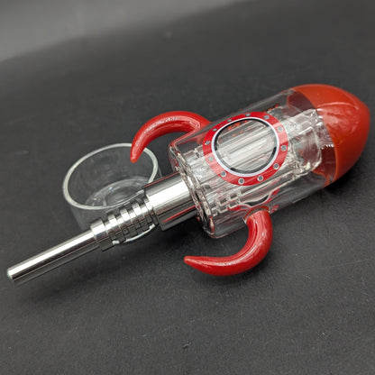 Hittn Glass Rocketship Tree Nectar Collector-Avernic Smoke Shop
