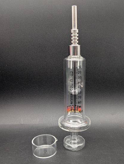 Hittn Glass Syringe Shaped Nectar Collector-Avernic Smoke Shop