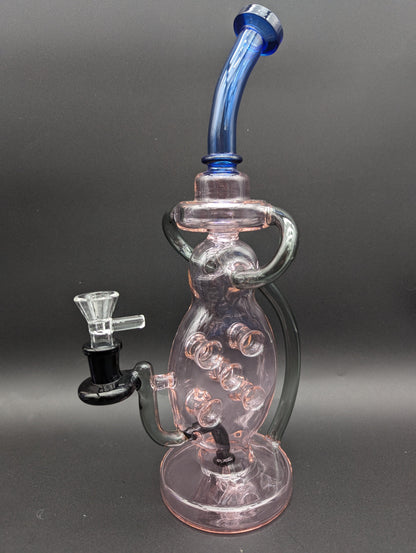 Hollowfoot Swiss Recycler Bong 13.5" - Avernic Smoke Shop