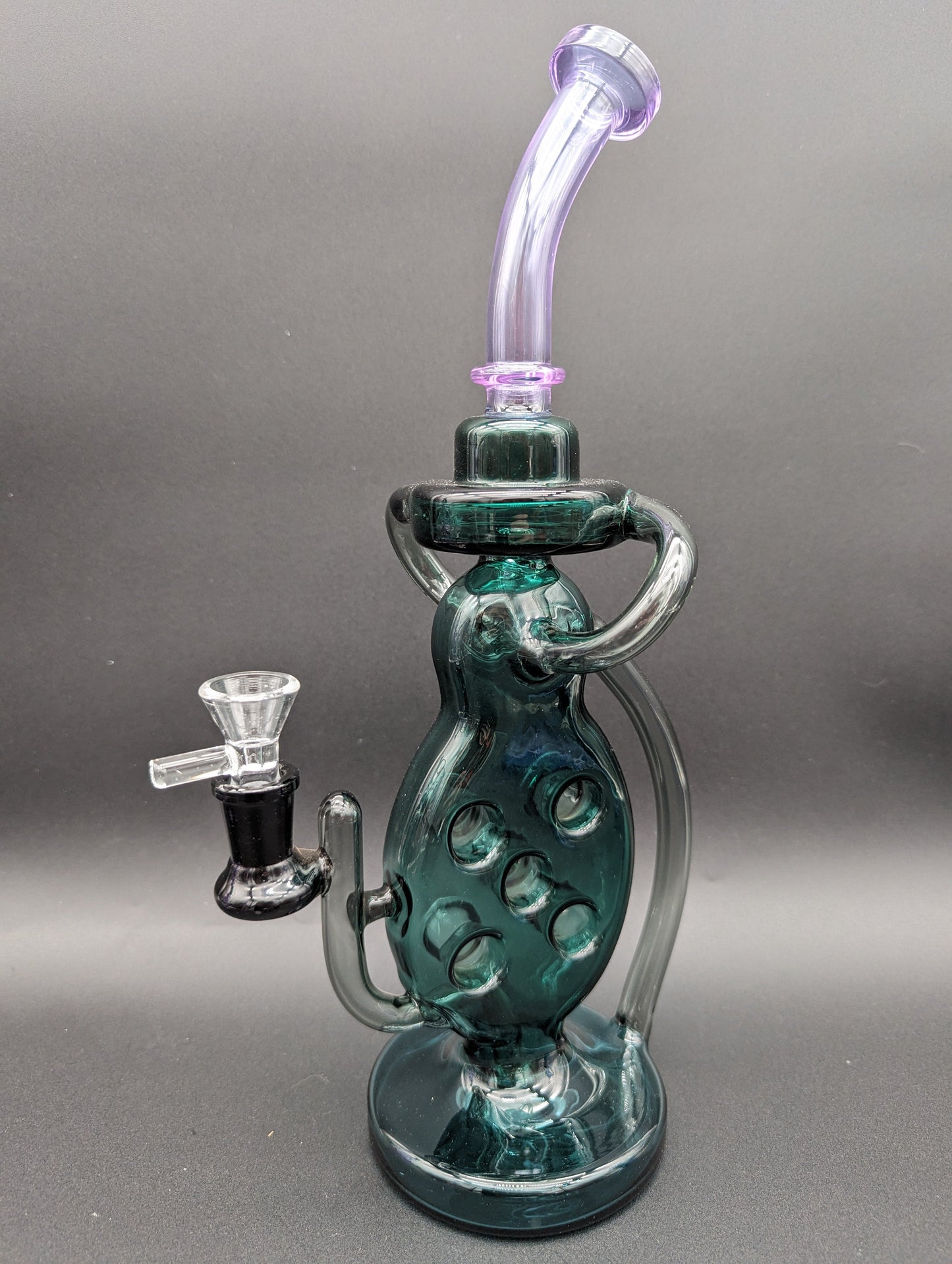 Hollowfoot Swiss Recycler Bong 13.5" - Avernic Smoke Shop