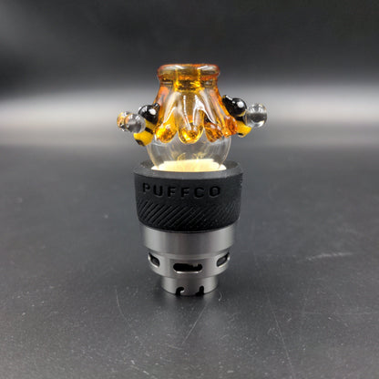 Honey Drip Puffco Peak Bubble Cap-Avernic Smoke Shop