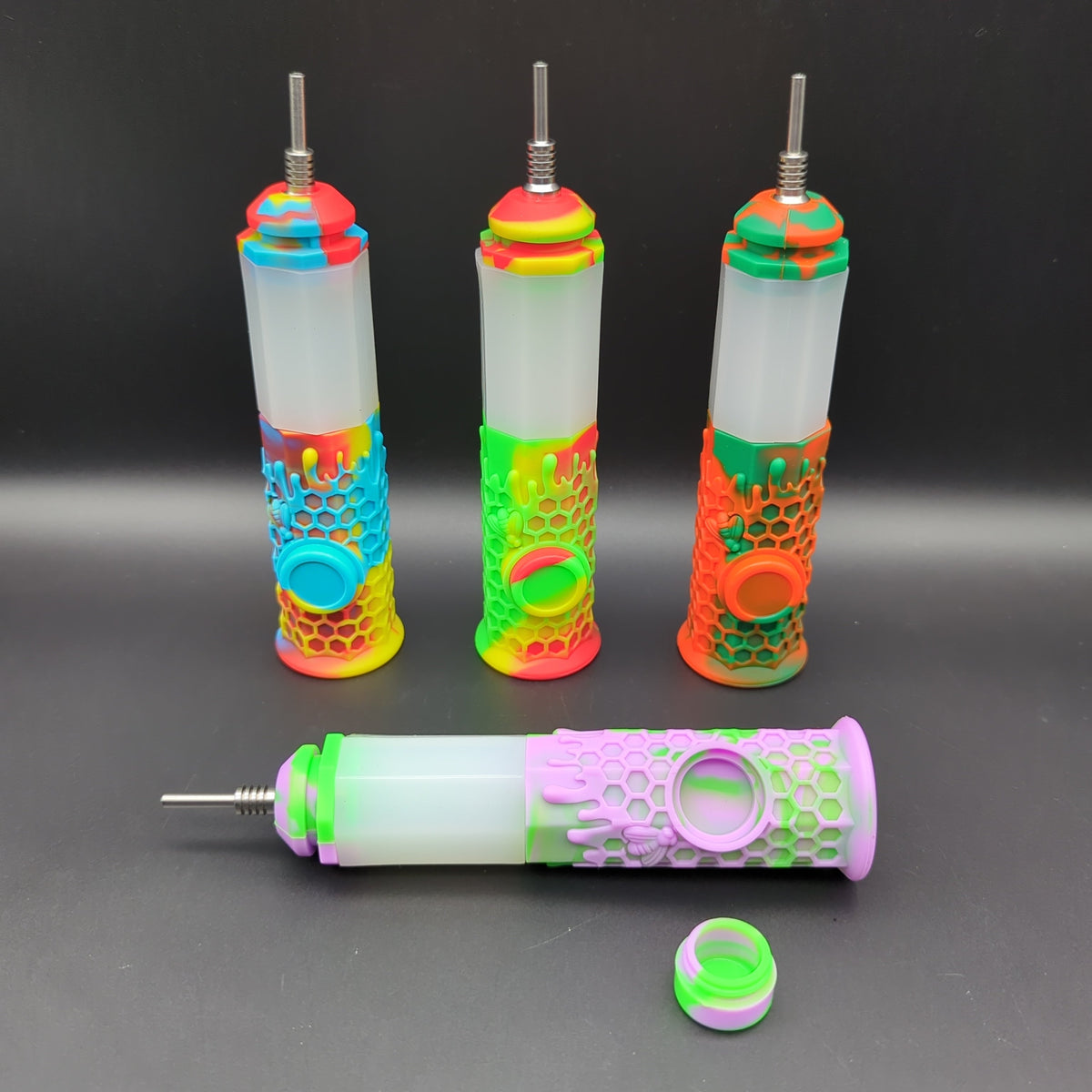 Honeycomb Silicone Nectar Collector-Avernic Smoke Shop