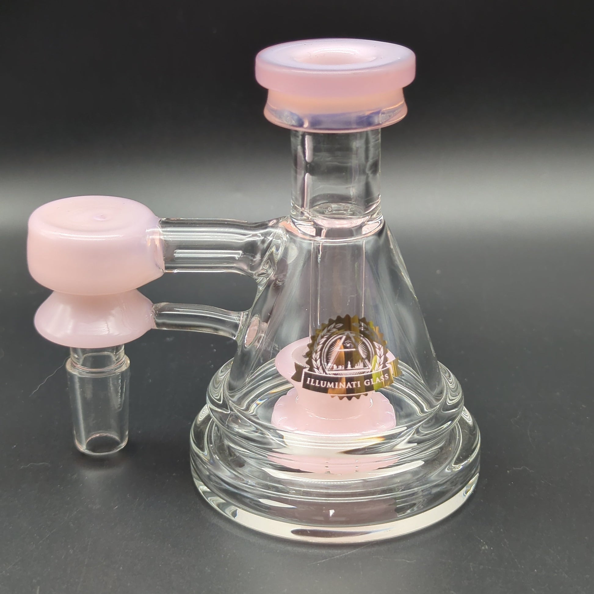 Illuminati Glass Pyramid Ash Catchers 14mm 90 Degrees - Avernic Smoke Shop