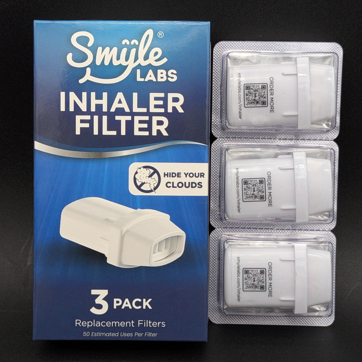 Inhaler 3-PACK Replaceable Filters by Smyle Labs