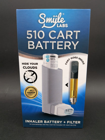 Inhaler 510 Cart Battery + Cloud Filters by Smyle Labs