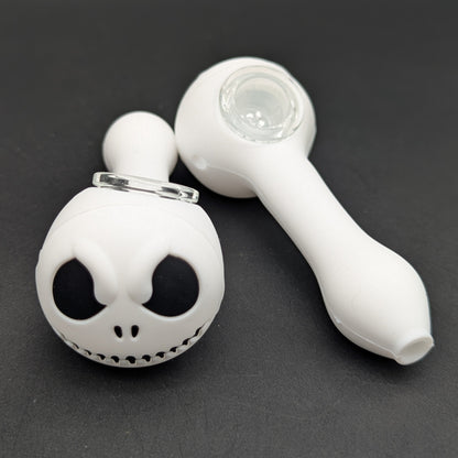 Jake Skeleton Silicone Hand Pipe | 4.5"-Avernic Smoke Shop
