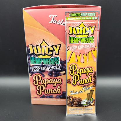 Juicy Terp Enhanced Hemp Wraps - Box of 25 - Avernic Smoke Shop