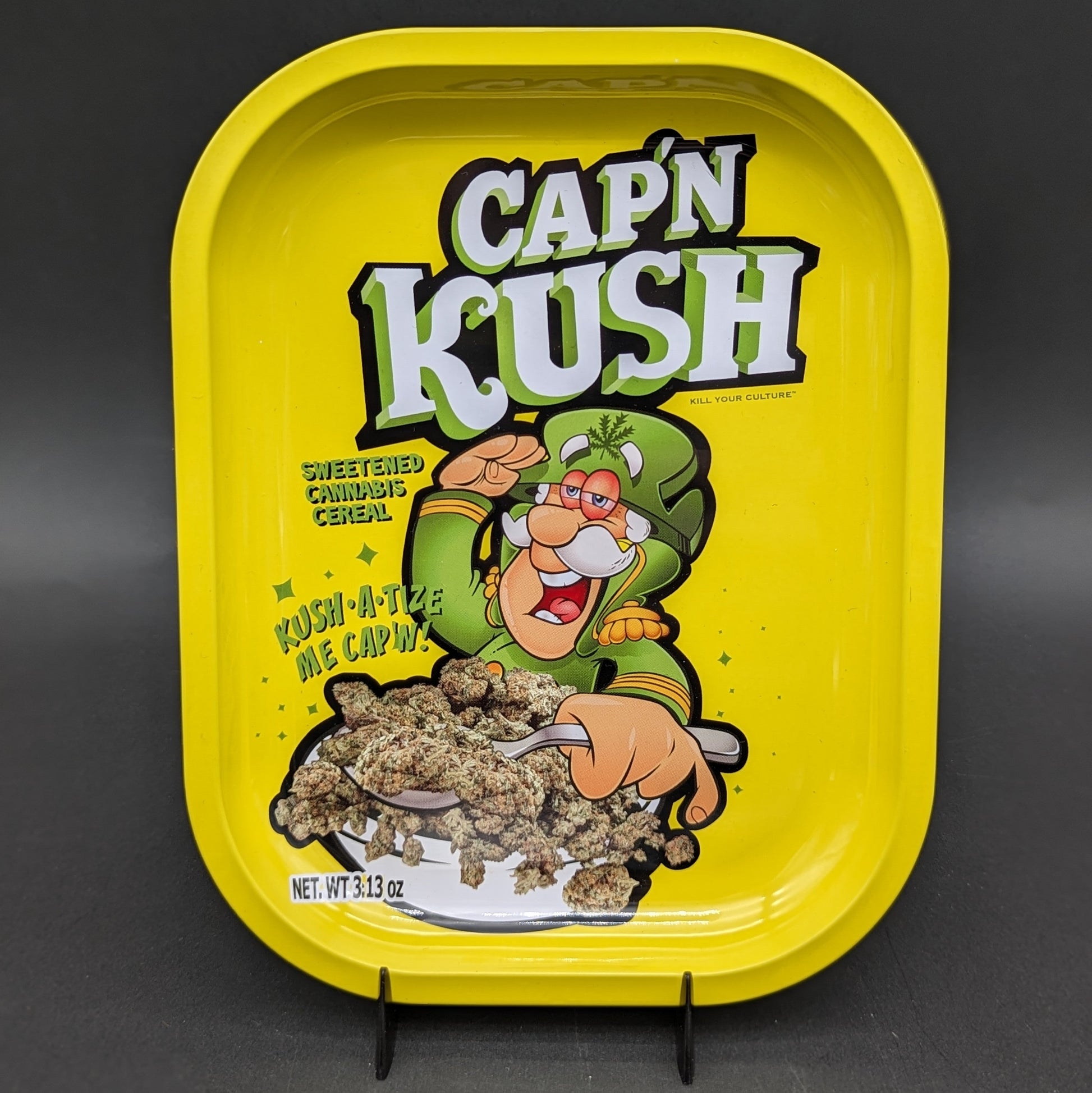 Kill Your Culture Rolling Tray | Cap'N Kush | 5.5"x7" - Meech Madness Smoke Shop