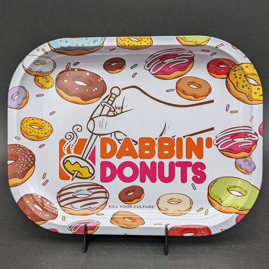 Kill Your Culture Rolling Tray | Dabbin Donuts | 7"x5.5" - Meech Madness Smoke Shop