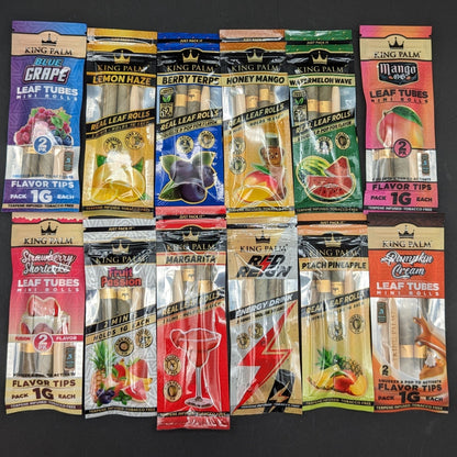KING PALM - Mini Rolls - Individual Packs - Meech Madness Smoke Shop