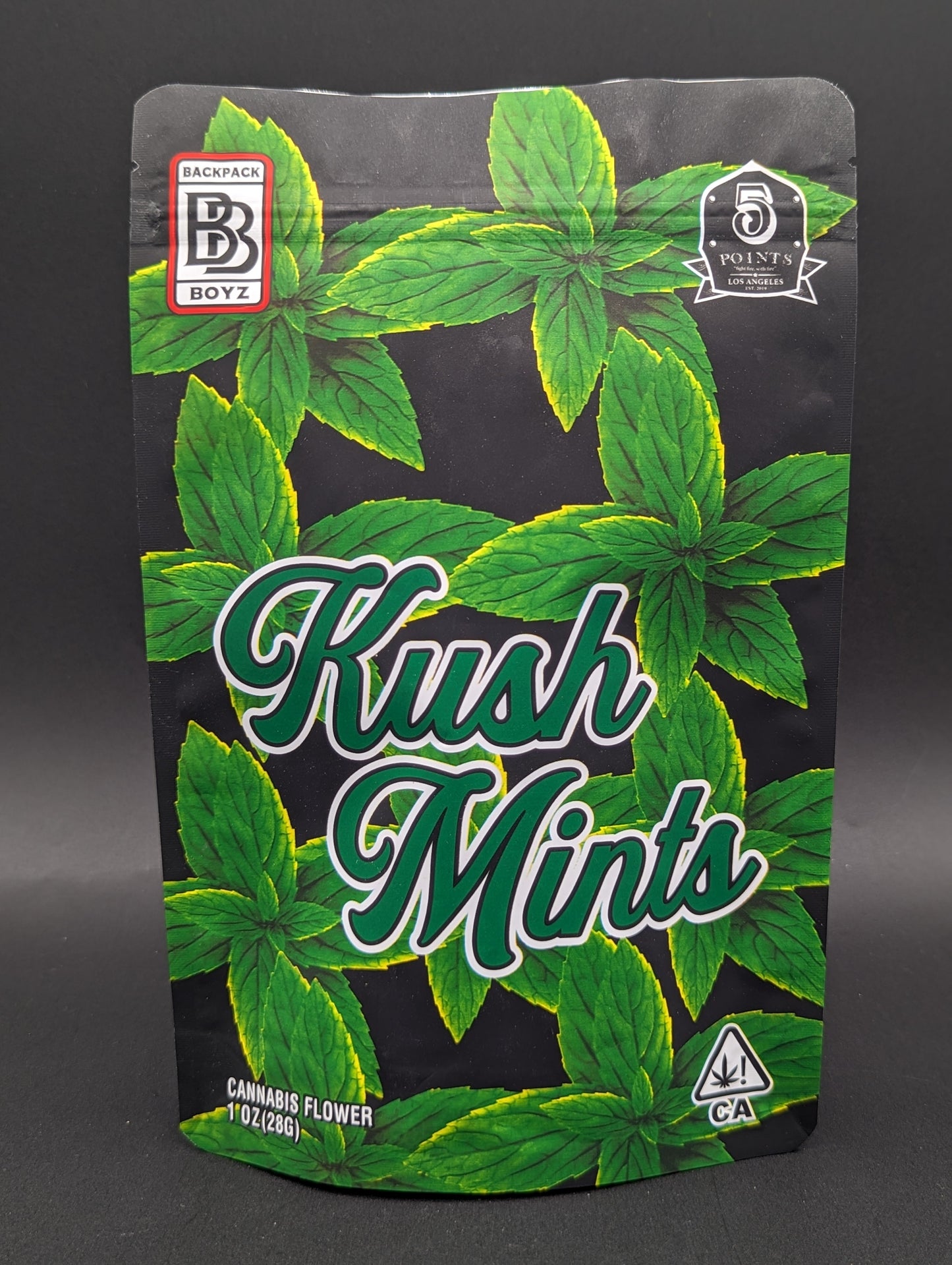 Kush Mints 1oz Mylar Bags-Avernic Smoke Shop