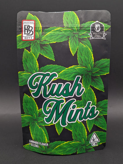 Kush Mints 1oz Mylar Bags-Avernic Smoke Shop