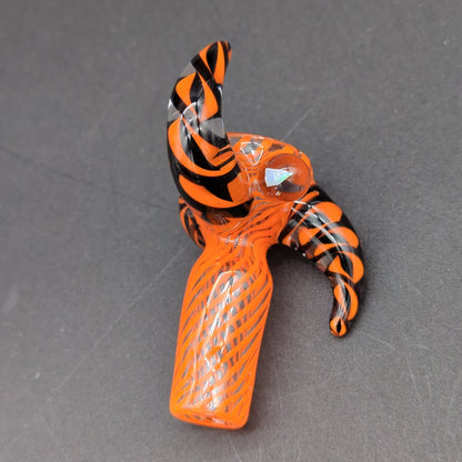 LLG x Drewp Glass "The Watcher" 18mm Slide and Poker - Meech Madness Smoke Shop