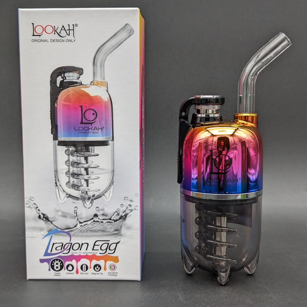 Lookah Dragon Egg eRig Bubbler | 950mAh-Meech Madness Smoke Shop