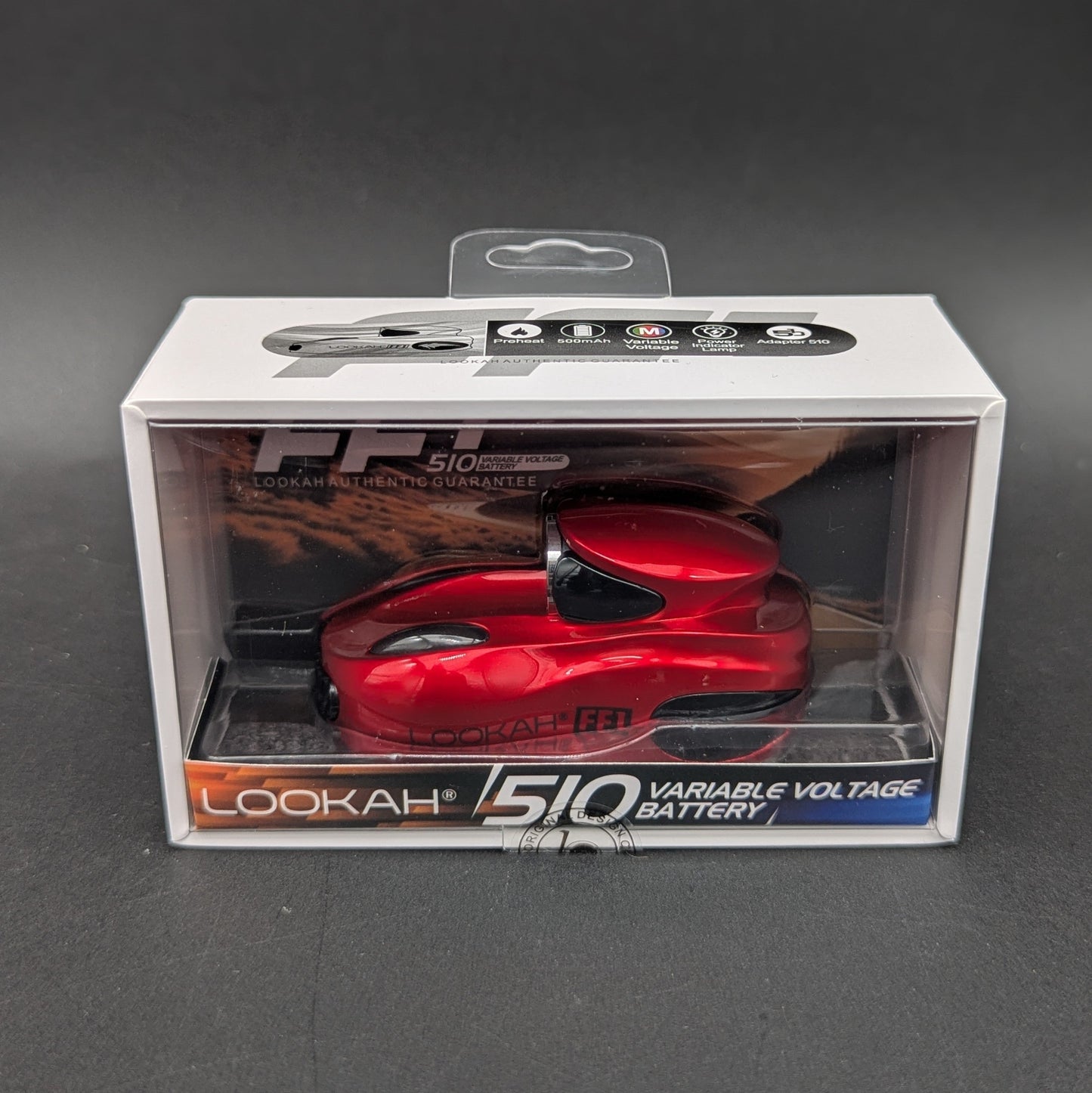 Lookah FF1 Racecar Variable Voltage 510 Vape Battery | 500mAh-Meech Madness Smoke Shop