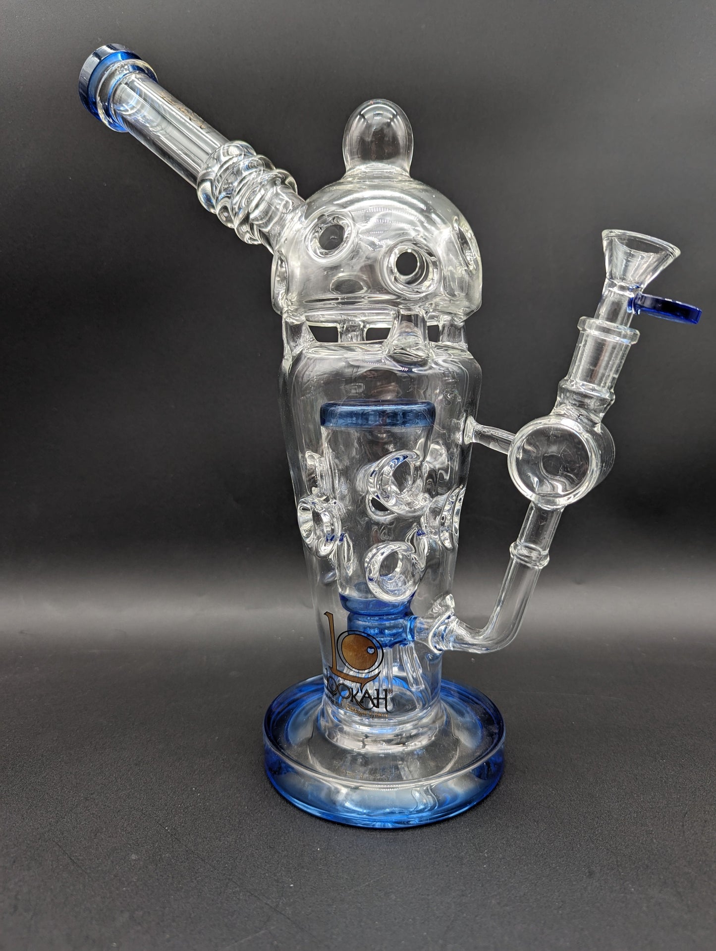 Lookah Glass - 13.5" Fabb Egg Milkshake Water Pipe