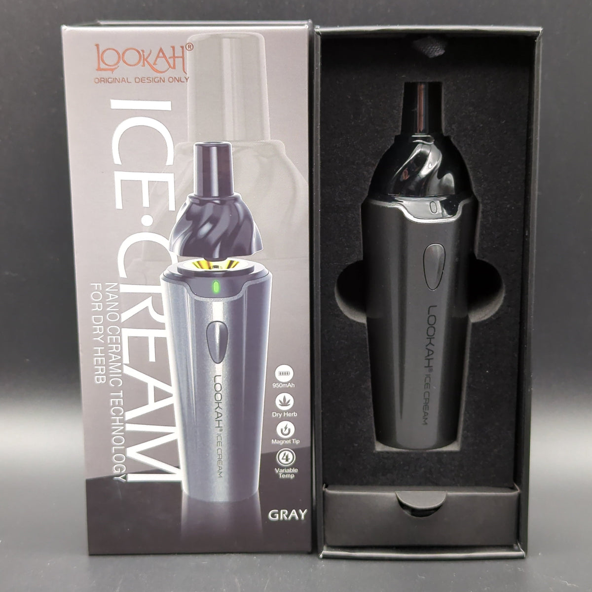 Lookah Ice Cream Dry Herb Vaporizer-Meech Madness Smoke Shop