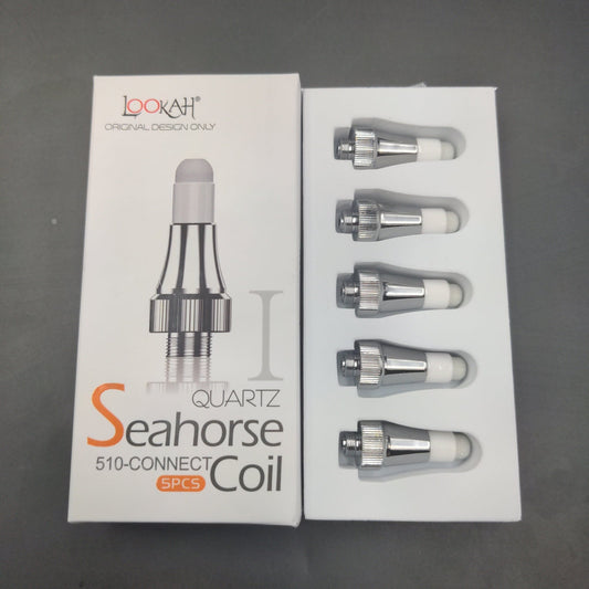 Lookah Seahorse PRO Quartz Coil I | 5pc Set - Meech Madness Smoke Shop