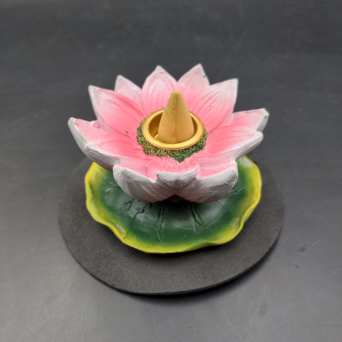 Lotus Flower Backflow Incense Burner - 3"-Avernic Smoke Shop