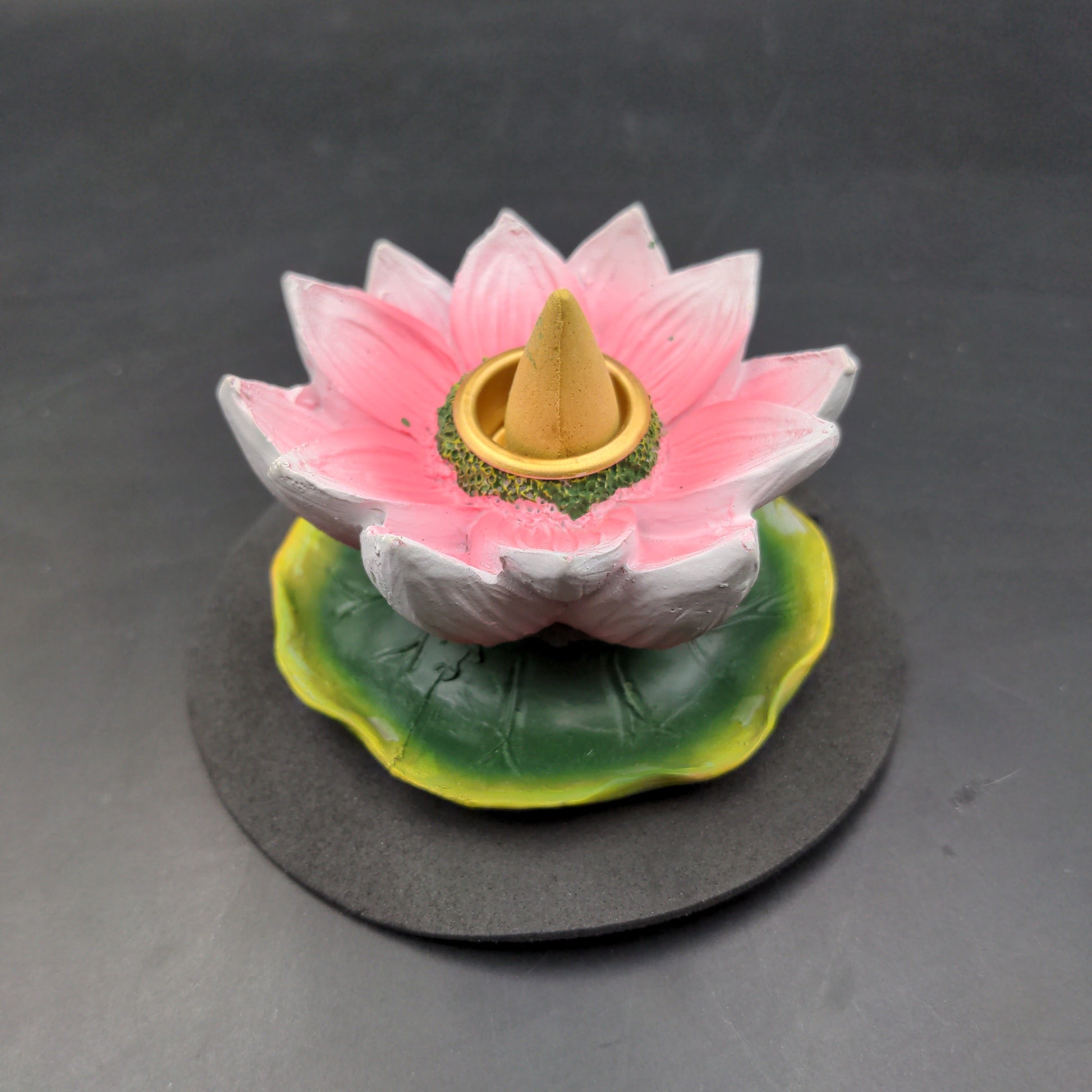 Lotus Flower Backflow Incense Burner - 3"-Avernic Smoke Shop