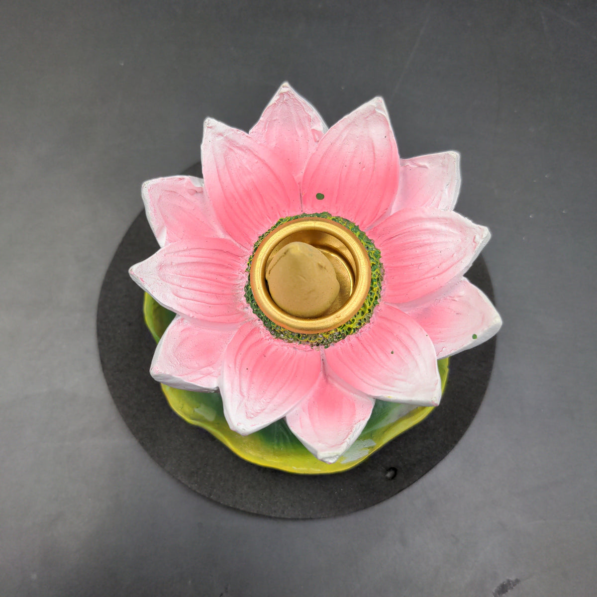 Lotus Flower Backflow Incense Burner - 3"-Avernic Smoke Shop