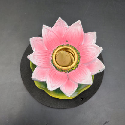 Lotus Flower Backflow Incense Burner - 3"-Avernic Smoke Shop