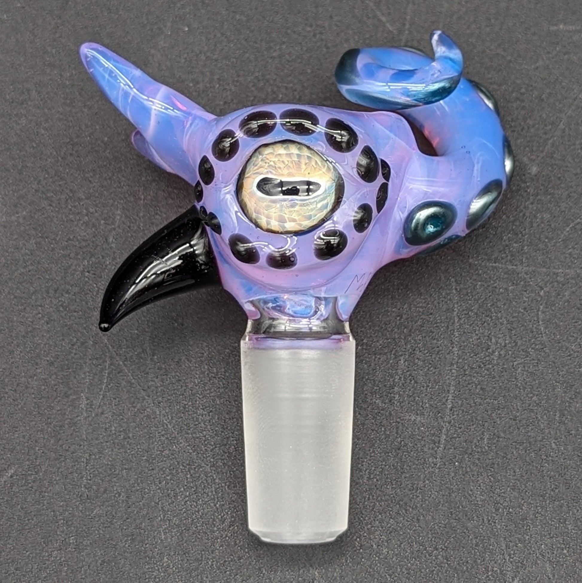 Mako Glass 14mm Octopus Bowl Slides - Meech Madness Smoke Shop