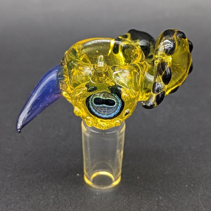 Mako Glass 14mm Octopus Bowl Slides - Meech Madness Smoke Shop