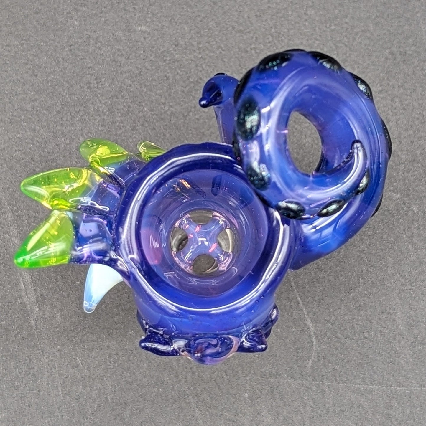 Mako Glass 18mm Octopus Bowl Slides-Avernic Smoke Shop