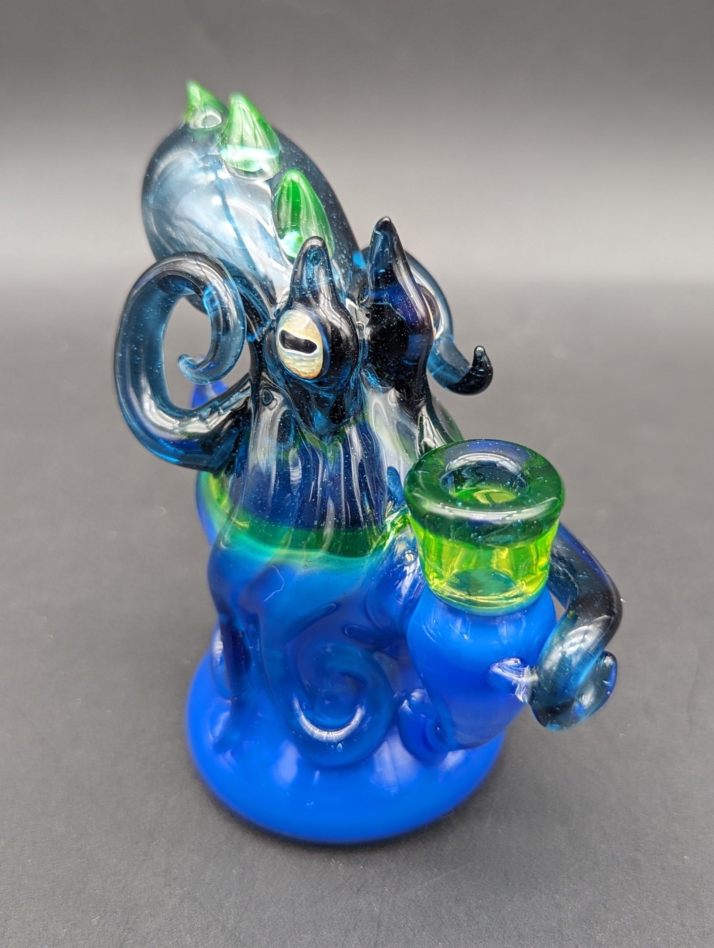 Mako Glass 4.5" Octopus Dab Rig - Meech Madness Smoke Shop