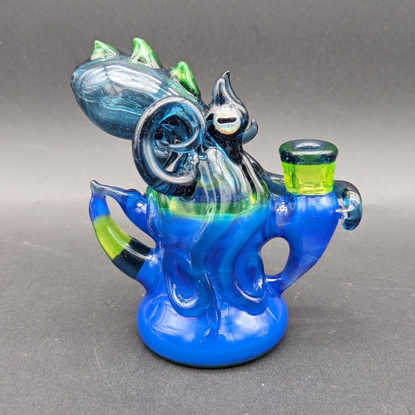Mako Glass 4.5" Octopus Dab Rig - Meech Madness Smoke Shop