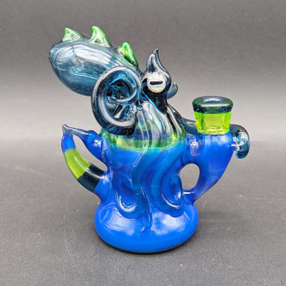 Mako Glass 4.5" Octopus Dab Rig - Meech Madness Smoke Shop