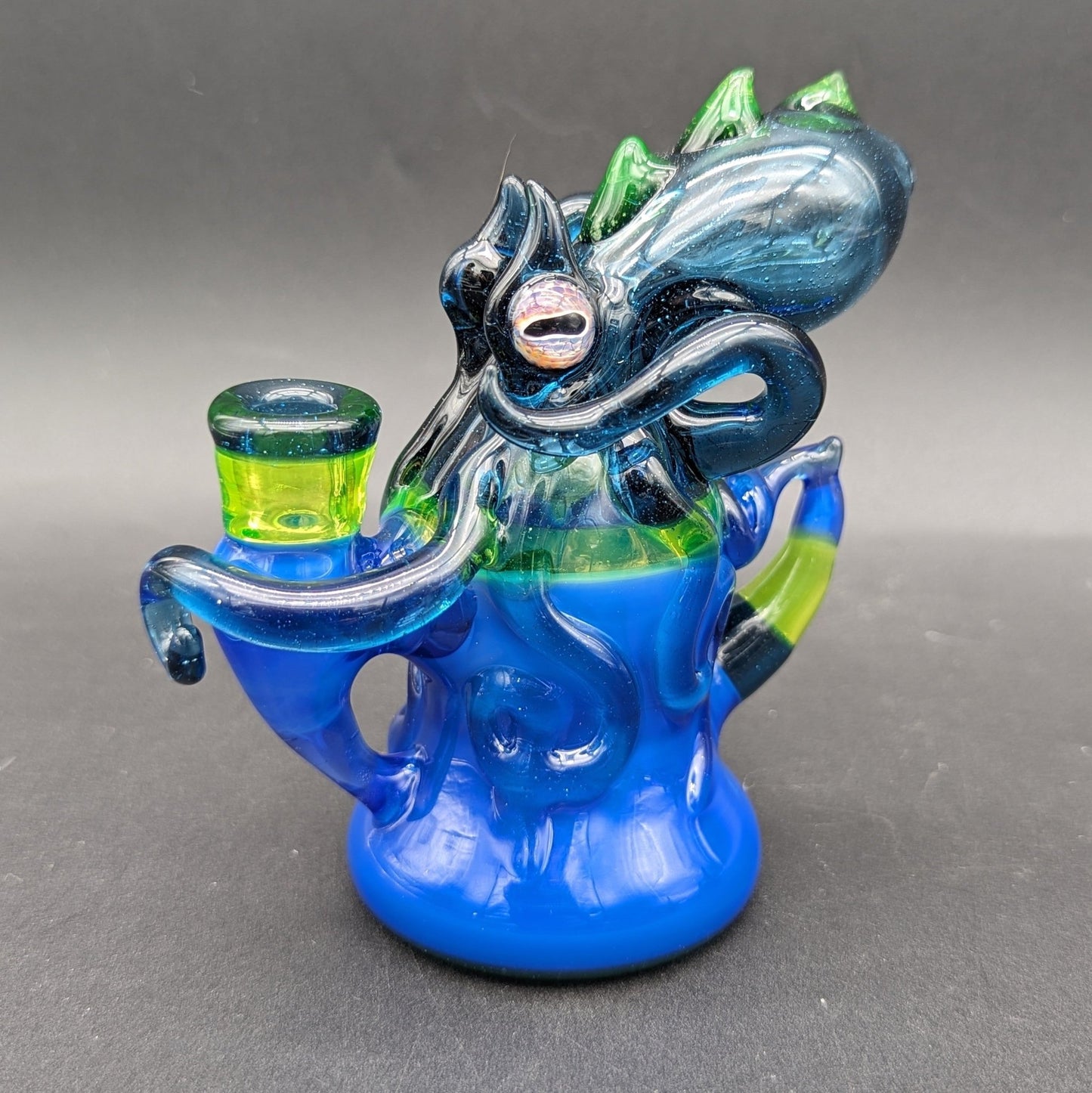 Mako Glass 4.5" Octopus Dab Rig - Meech Madness Smoke Shop