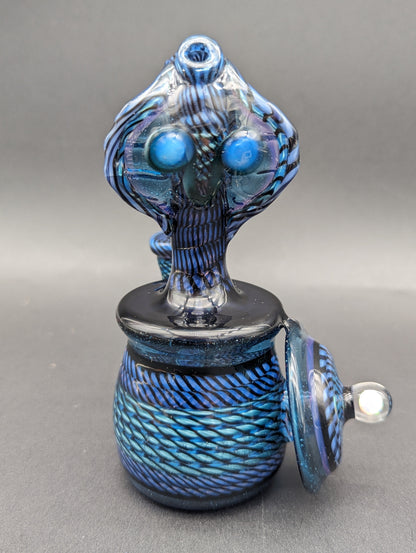 Mako Glass 5" Cobra Basket Dab Rig-Avernic Smoke Shop