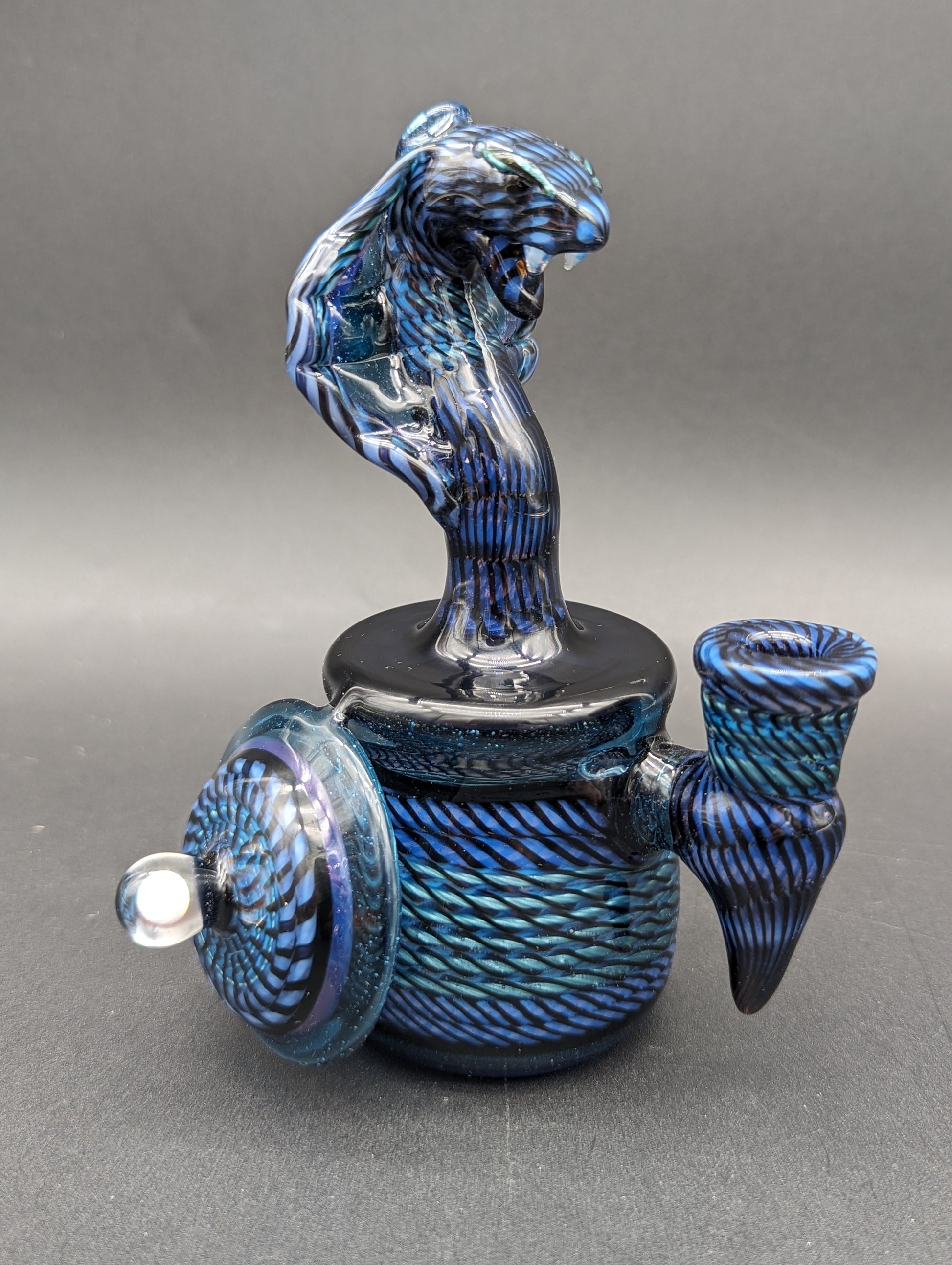 Mako Glass 5" Cobra Basket Dab Rig-Avernic Smoke Shop