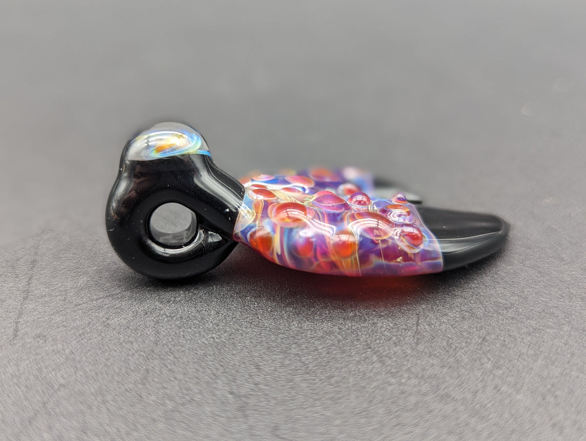 Mako Glass Crab Claw Pendant-Meech Madness Smoke Shop