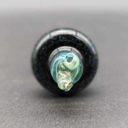 Mako Glass Dichro Tentacle Spinner Carb Cap - Meech Madness Smoke Shop